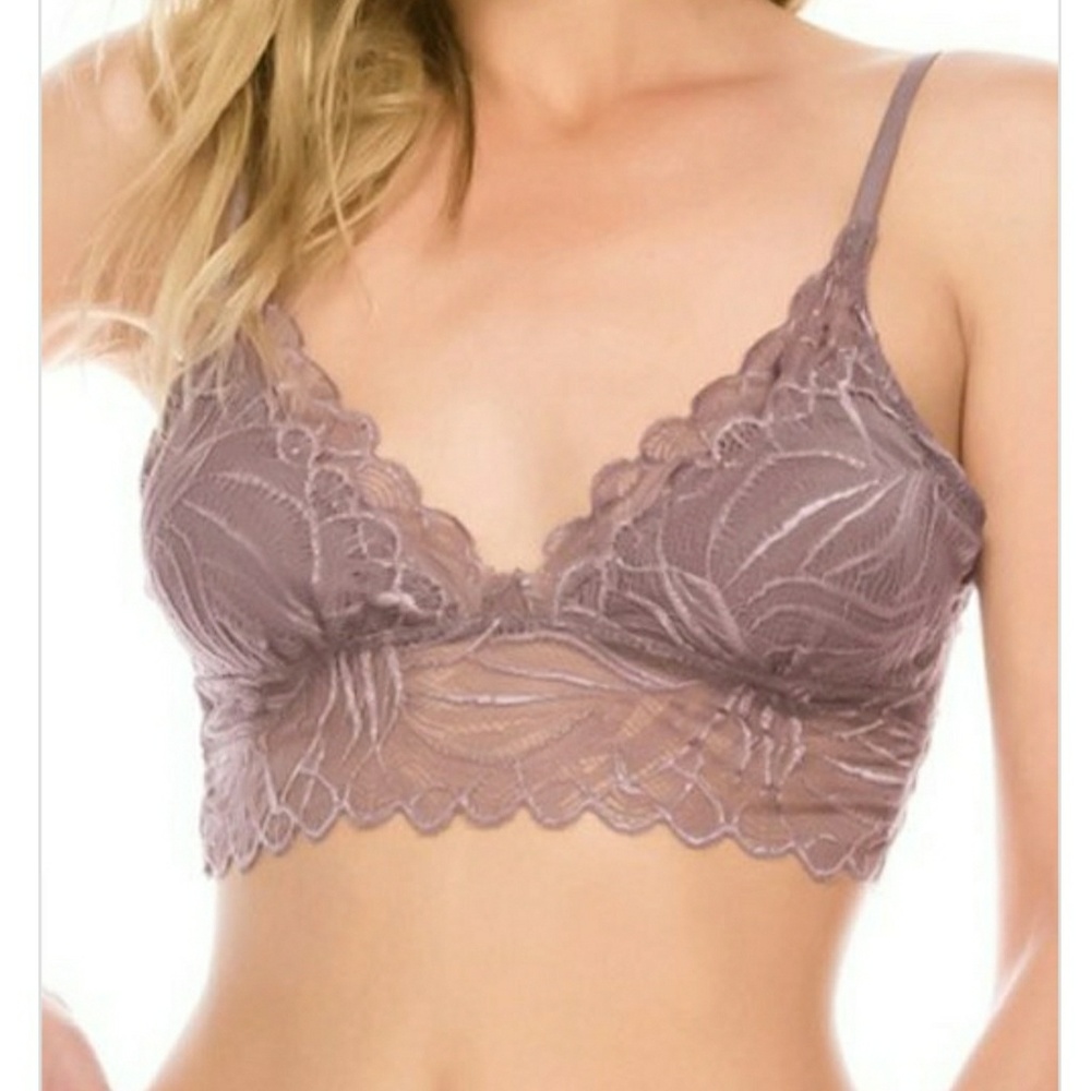 Toadstool Floral Lace Bralette - Picture 2 of 4